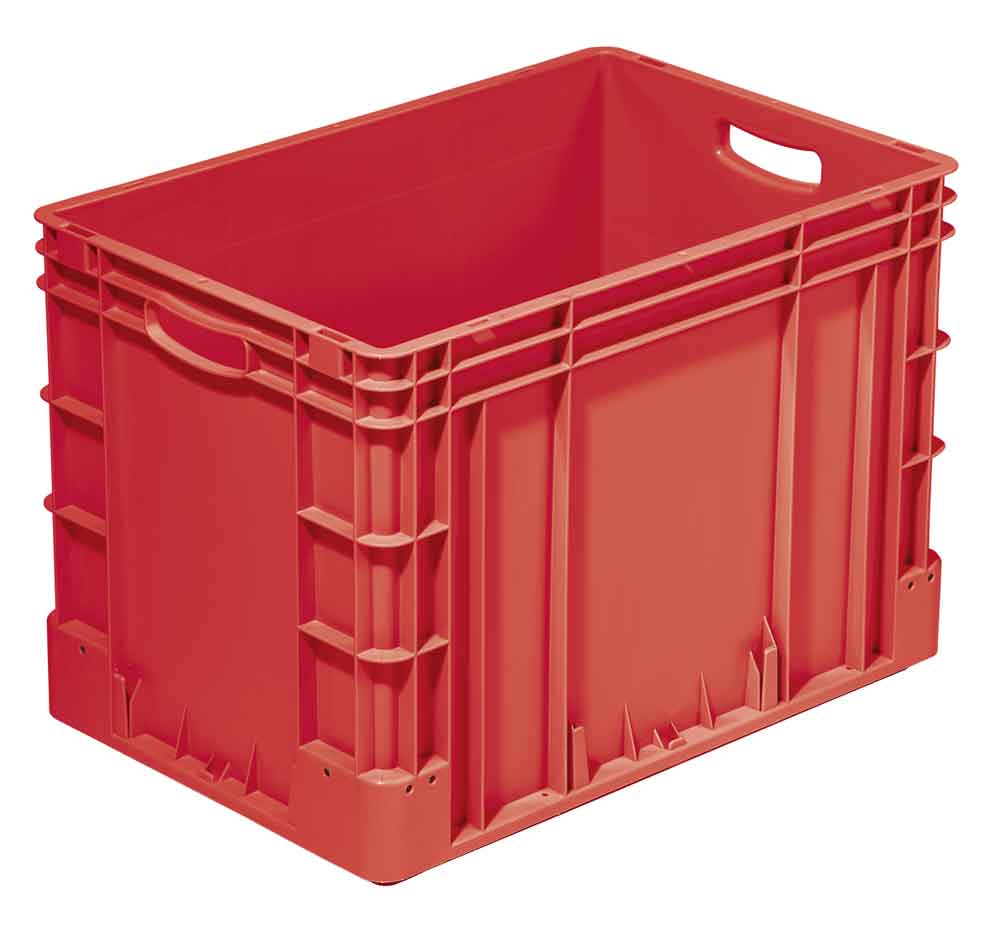 80-10-108-9-10-02-090-euro-transportbehaelter-rot-9b7d65 Euro-Transportbehälter - L 600 x B 400 x H 420 mm - in 3 Farben
