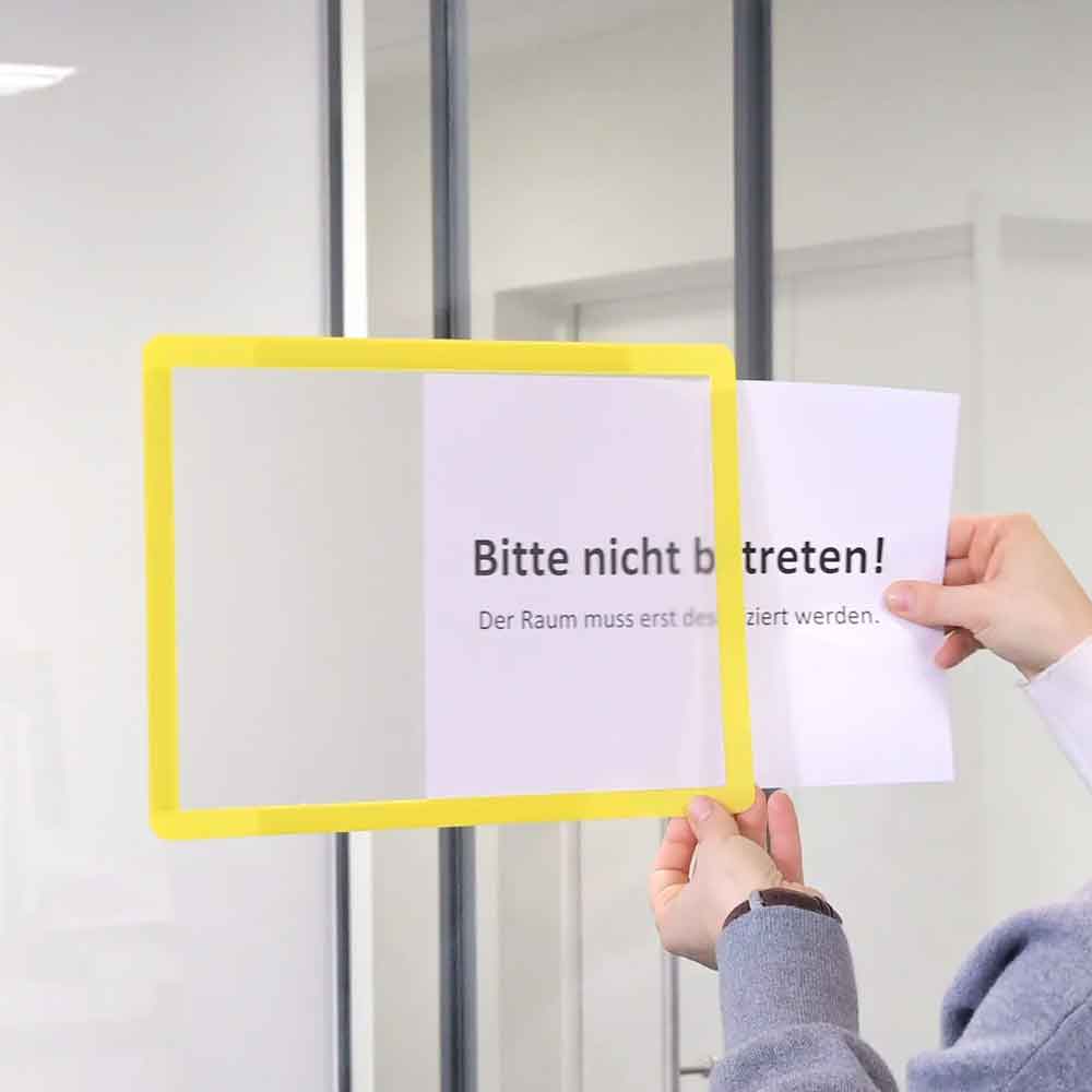 Selbstkleberahmen in 3 Größen und 7 Farben - hochwertiges Material