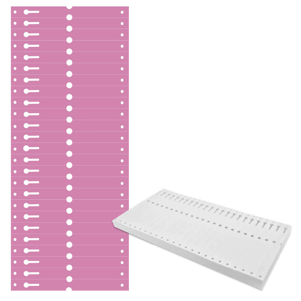 Tyvek®-Schlaufen-Etiketten - Format 140 x 13 mm - 7 Farben