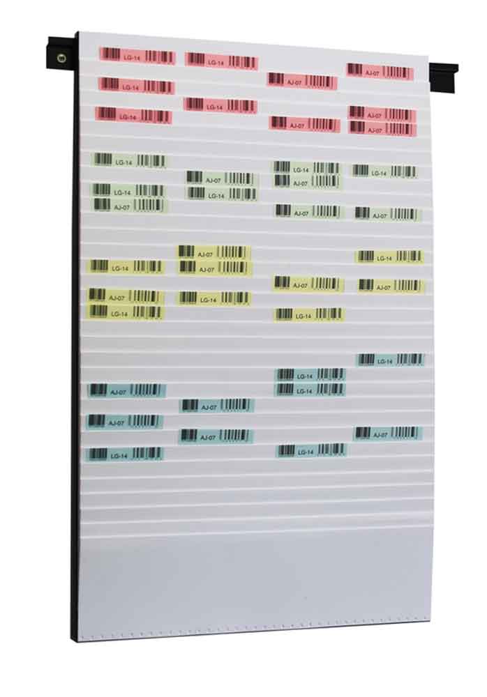 Flexiplan-Beleg-Planungstafel - für Belege DIN A5 quer / DIN A6 hoch - 500 x 795 mm