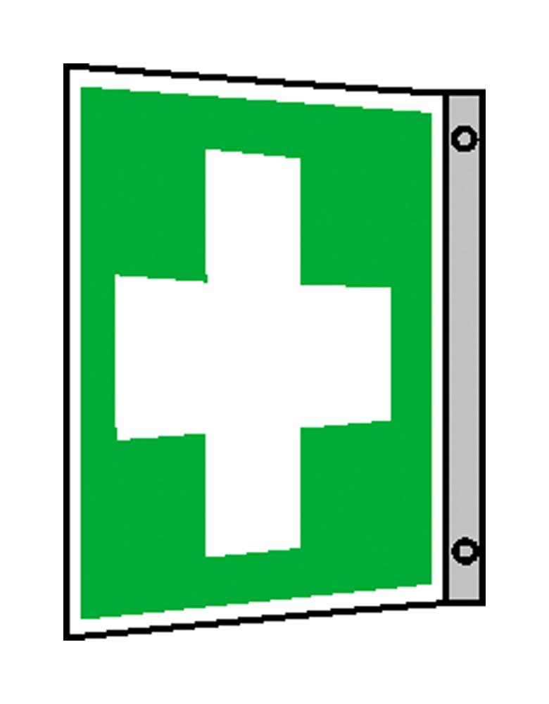 30-89-127-0-00-058-erste-hilfe-schild-fahne-erste-hilfe-519212-28581c Erste-Hilfe-Schild - Fahne