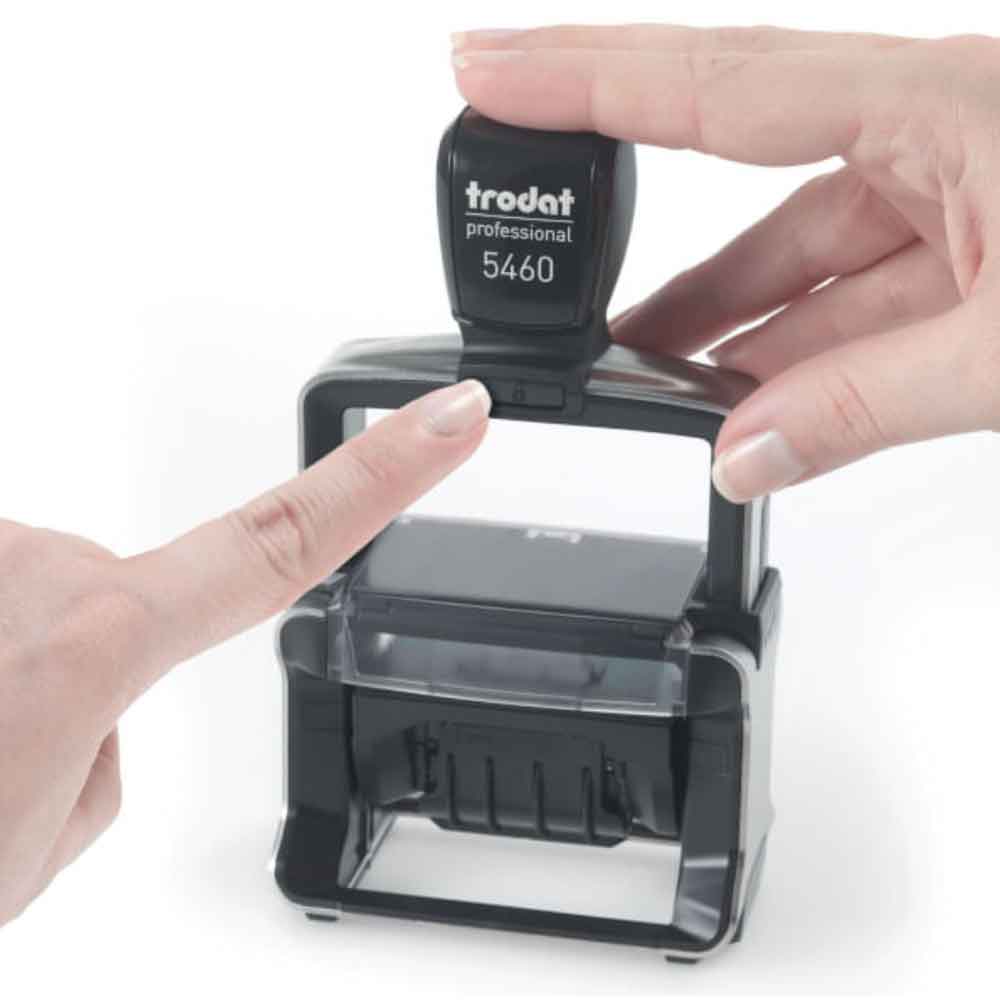 Trodat Professional 4.0 5430E - Datumstempel mit Standardtexten