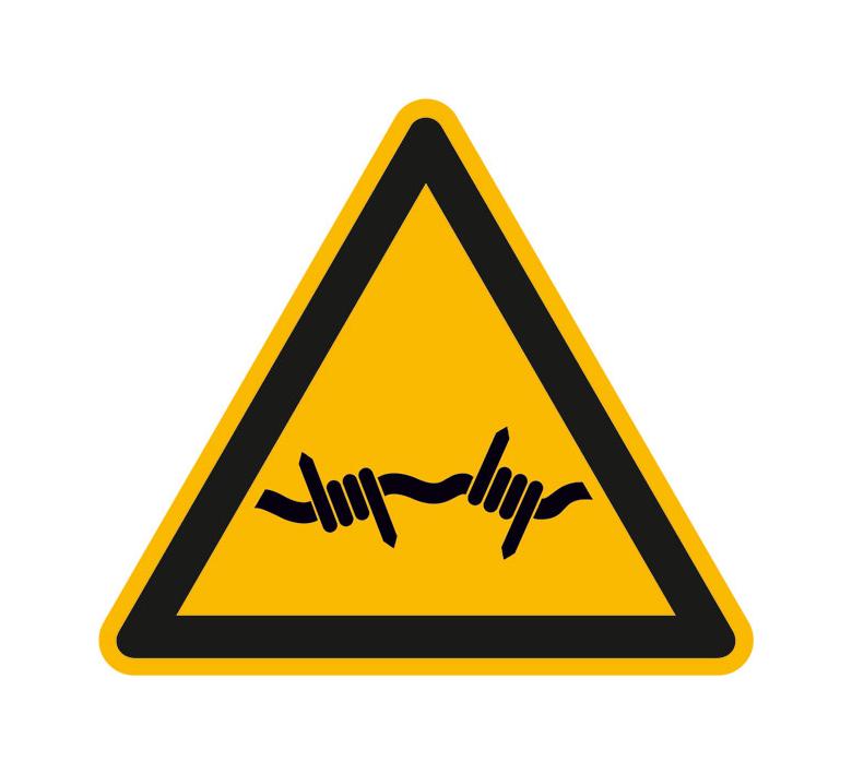 30-84-717-0-00-058-warnschild-warnung-vor-stacheldraht-11a8260-y-01-ab9a15 Warnschild - Warnung vor Stacheldraht