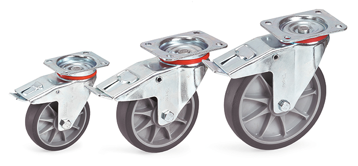 71612-71614-d84d3b Lenkrolle mit Feststeller 160 x 40 mm