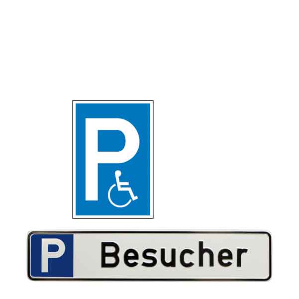 Parkplatzschilder