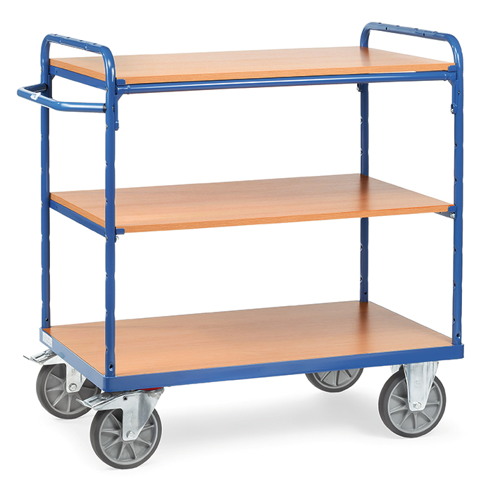 Etagenwagen in 4 Ausführungen - Baukasten-System - 3 Ladeflächen - Tragkraft 500 bzw. 600 kg