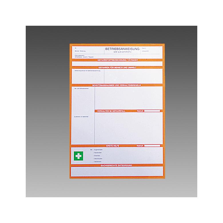 35-10-599-0-10-058-betriebsanweisungen-nach-paragraph-20-gefstoffv-din-a4-zur-selbstbeschriftung-ve-25-stuck-909230-27eb17 Betriebsanweisungen nach Paragraph 20 GefStoffV - DIN A4 - zur Selbstbeschriftung