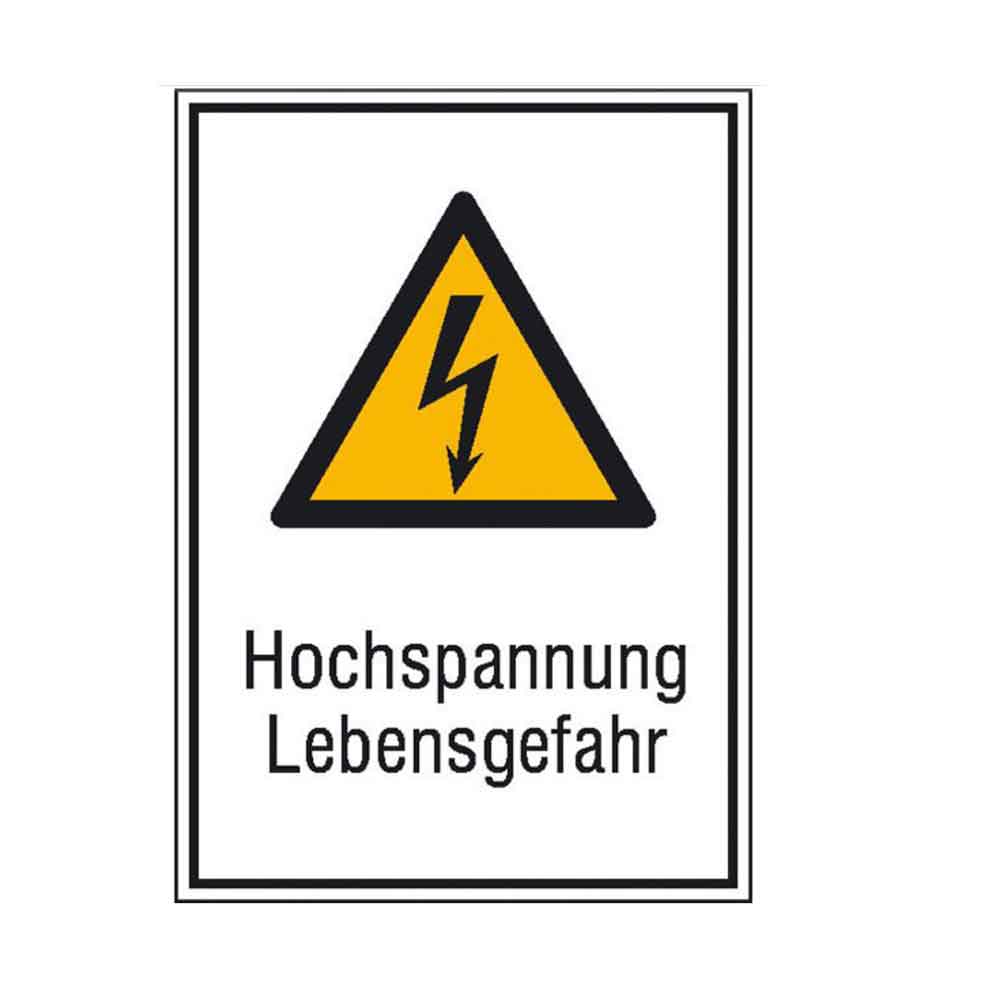 33-10-009-0-00-01-056-warn-kombischild-hochspannung-lebensgefahr-1cb0b0 Warn-Kombischild - Hochspannung Lebensgefahr