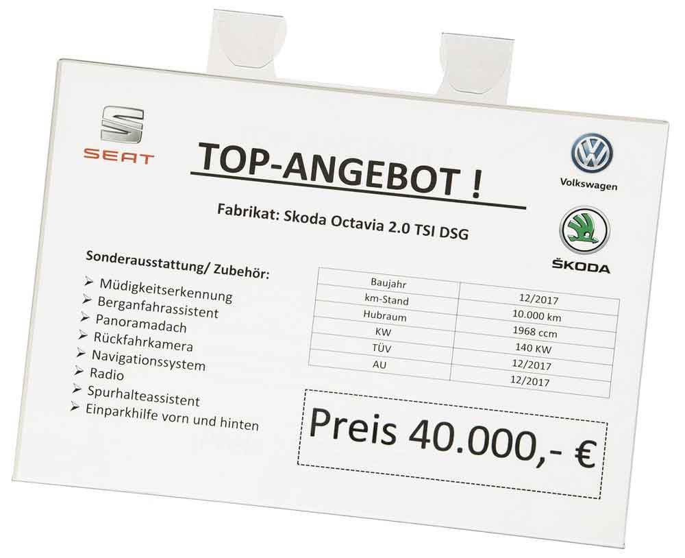 30-10-102-2-00-02-002-preisblatt-taschen-faecher-din-a3-quer-183624 Preisblatt-Tasche - für Innenspiegel - DIN A4 hoch oder DIN A3 quer- Doppelhaken