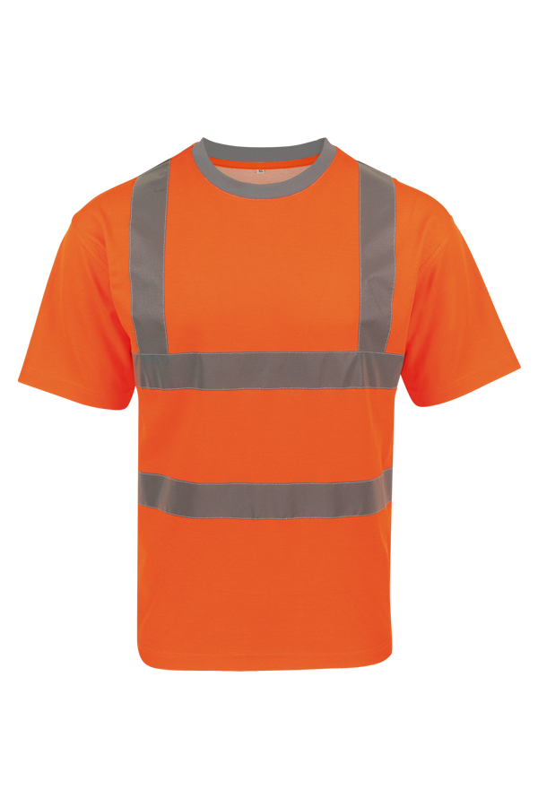 Korntex® Hi-Vis Poly-Cotton Shirt „Barcelona“ - Signal-Orange - 7XL