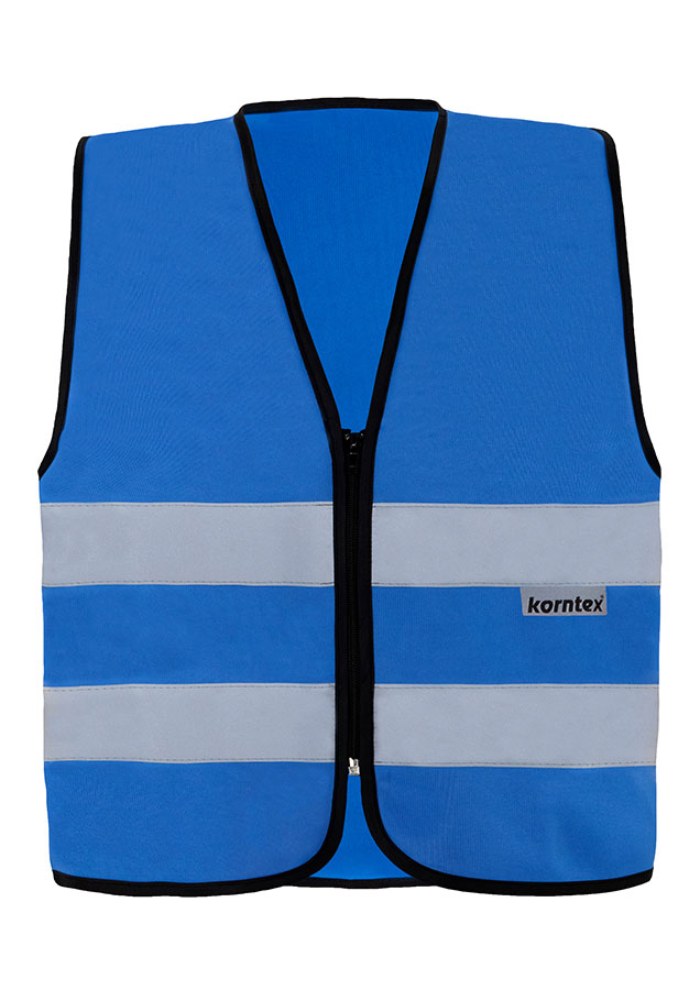 Korntex® Warnweste mit Reißverschluss „Cologne“ - Grün - XL