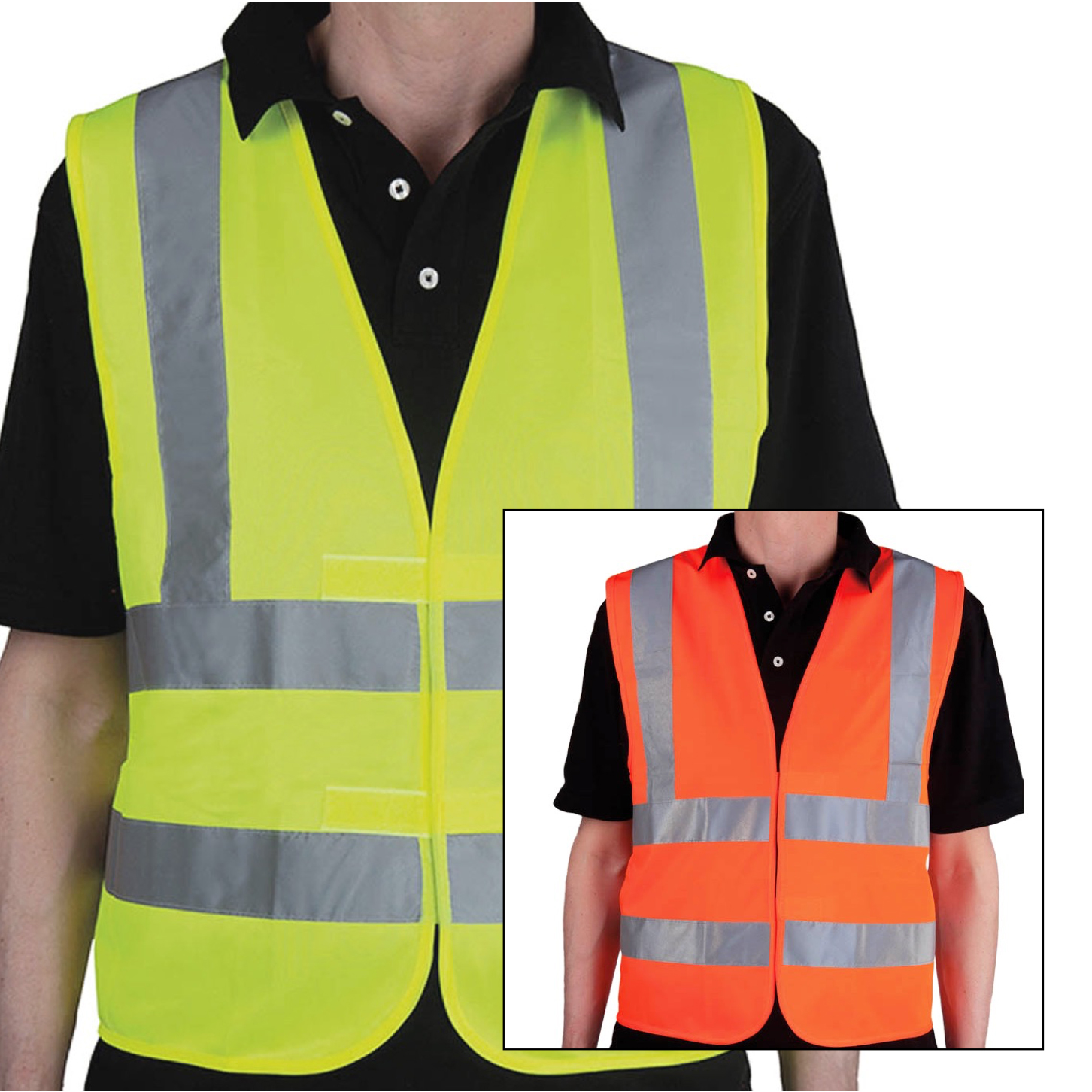60-50-033-0-00-06-020-kfz-warnweste-plus-gelb-orange-22ef3e Qualitäts-Warnweste - PLUS - Schulterstreifen