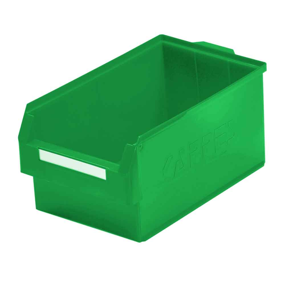 12-60-00-06-50-01-090-rasterplan-lagersichtkasten-gr-8-gruen-1f9002 RasterPlan® - Lagersichtkasten für Schlitzplatten - Größe 8 - 85 x 105 x 45 mm - 6 Farben