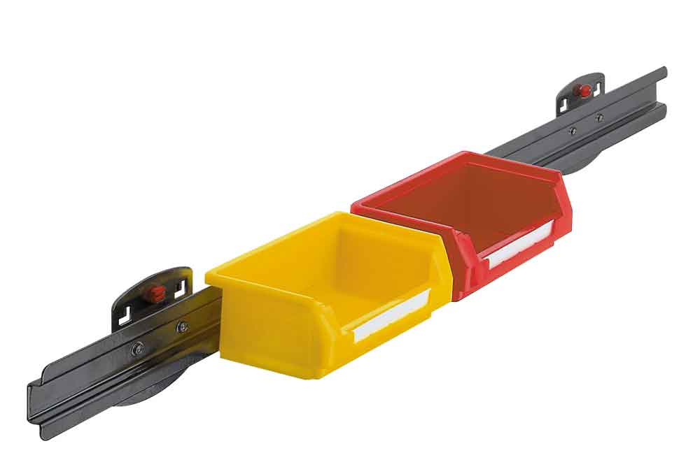 RasterPlan® - Lagersichtkastenhalter - für 5 oder 9 Kästen in Größe 8 - 2 Farben