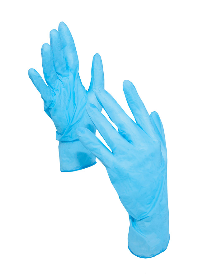 Korntex® Einweg-Nitrilhandschuhe, 100er Pack, AQL 1.5 "Kars" - Blau - XL