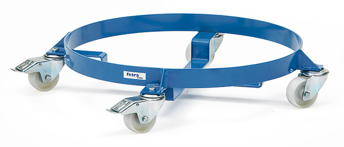 1360_fetra_Fassroller-6b0120 Fassroller für Fässer mit 60 und 200 Liter Inhalt - Gesamthöhe 154 mm - Tragkraft 250 kg