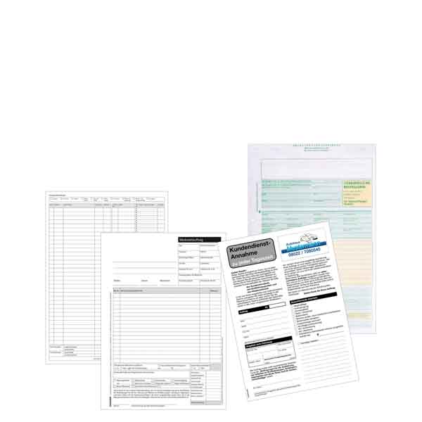 KFZ-Werkstatt Formulare KFZ-Werkstatt Formulare