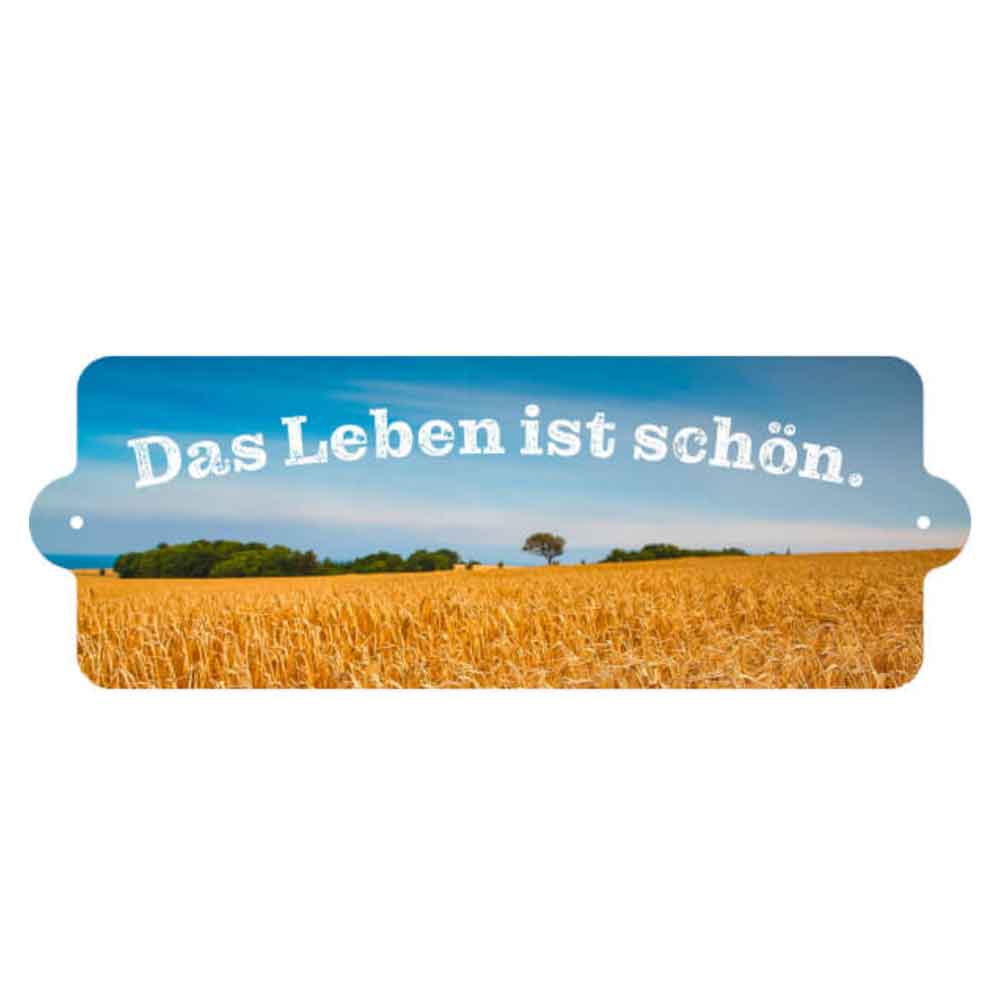 Hinweisschild für Fahrzeuge - Text: Landwirt im Einsatz Hinweisschild für Fahrzeuge - Text: Landwirt im Einsatz