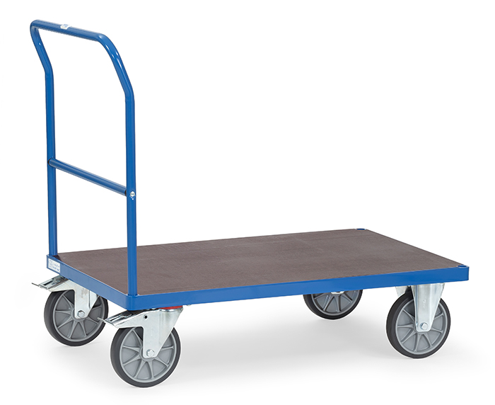 25021402-1cede0 Schiebebügelwagen 25031403 mit wasserfester Plattform - 1200 x 800 mm - Tragkraft 600 kg