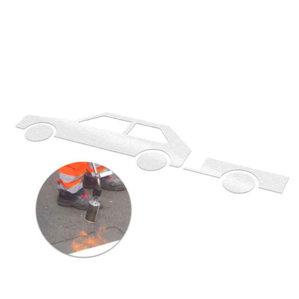PREMARK® PKW mit Anhänger - thermoplastische Bodenmarkierung PREMARK® PKW mit Anhänger - thermoplastische Bodenmarkierung