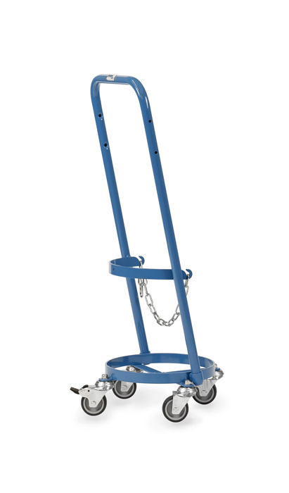 51160_fetra_Stahlflaschenroller-b329fa Stahlflaschen-Roller - für 1 Propangasflasche 11 kg - Sicherungskette