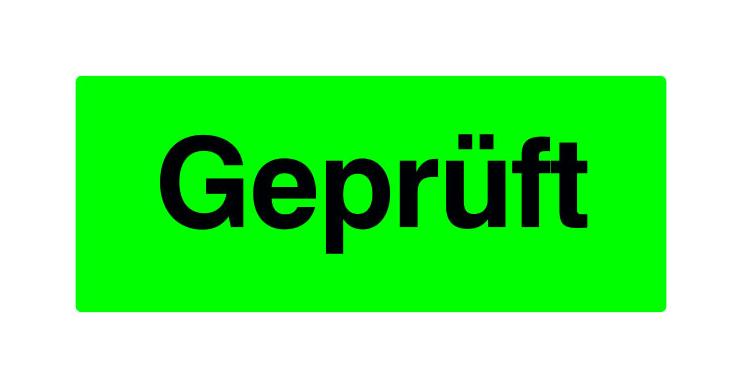Qualitätskennzeichnungsetiketten - 4 verschiedene Texte