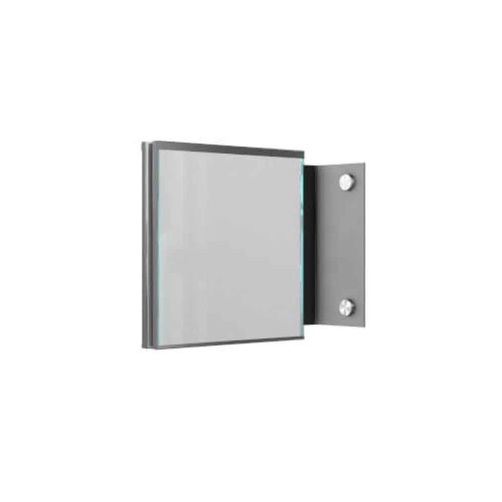 GlasFix Fahnenschild - bestehend aus 2 Echtglas-Schildern und einem Edelstahlbügel - in 5 Größen GlasFix Fahnenschild - bestehend aus 2 Echtglas-Schildern und einem Edelstahlbügel - in 5 Größen