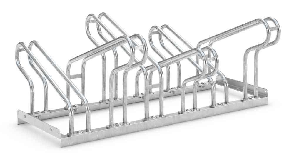 Fahrrad-Anlehnparker 2000 - Radabstand 350 mm - zweiseitig - 5 verschiedene Breiten