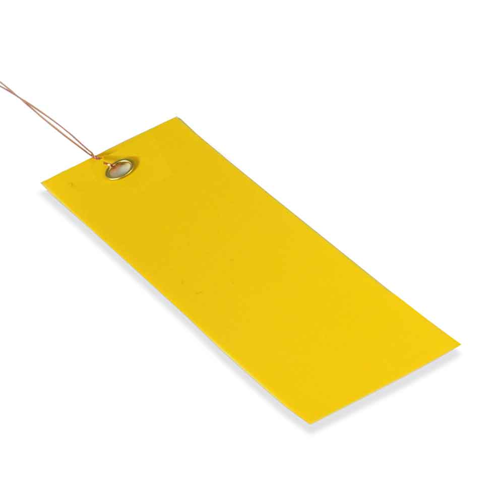 PVC-Hänge-Etiketten - mit Draht - Format 120 x 50 mm - 8 verschiedene Farben