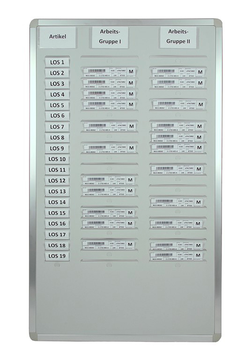 Einsteck-/Kartentafel - für DIN A5 Belege - Hochformat