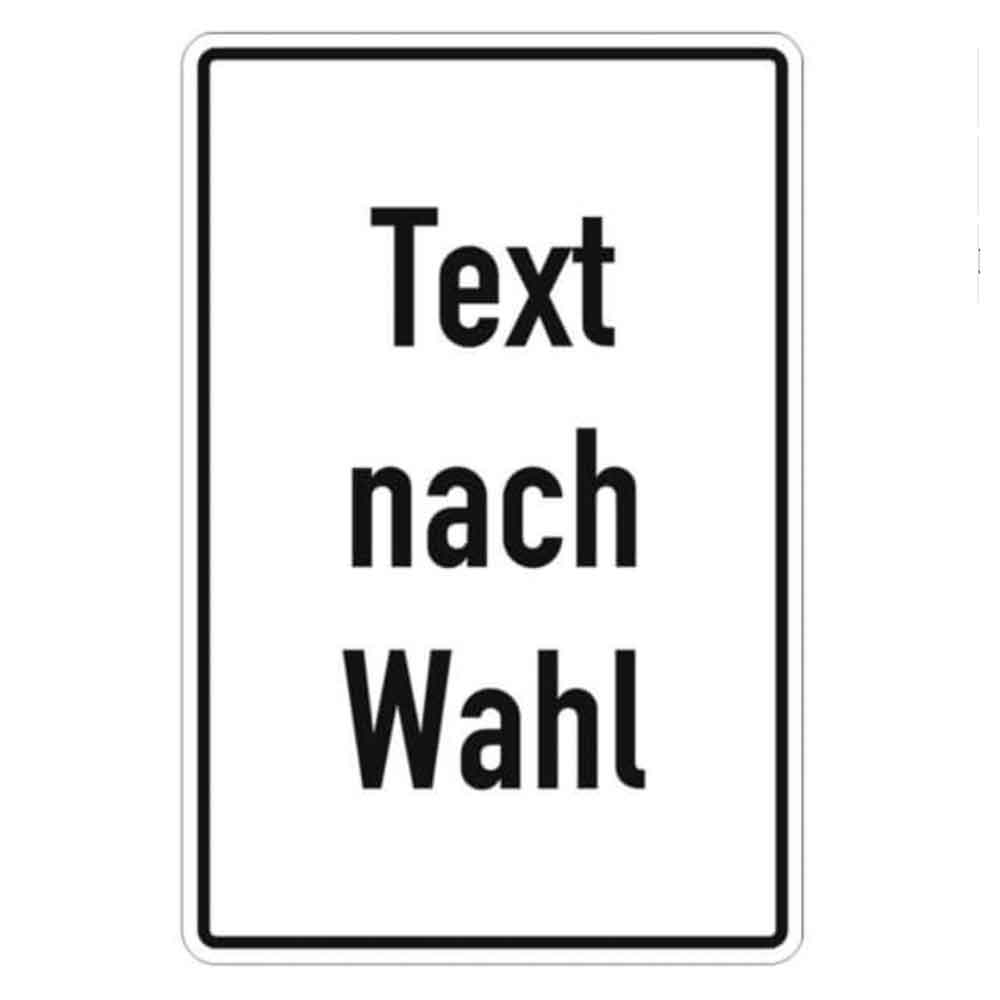 Individuell gefertigtes Folienschild - in vielen Größen - mit Wunschtext und Grundfarbe nach Wahl Individuell gefertigtes Folienschild - in vielen Größen - mit Wunschtext und Grundfarbe nach Wahl