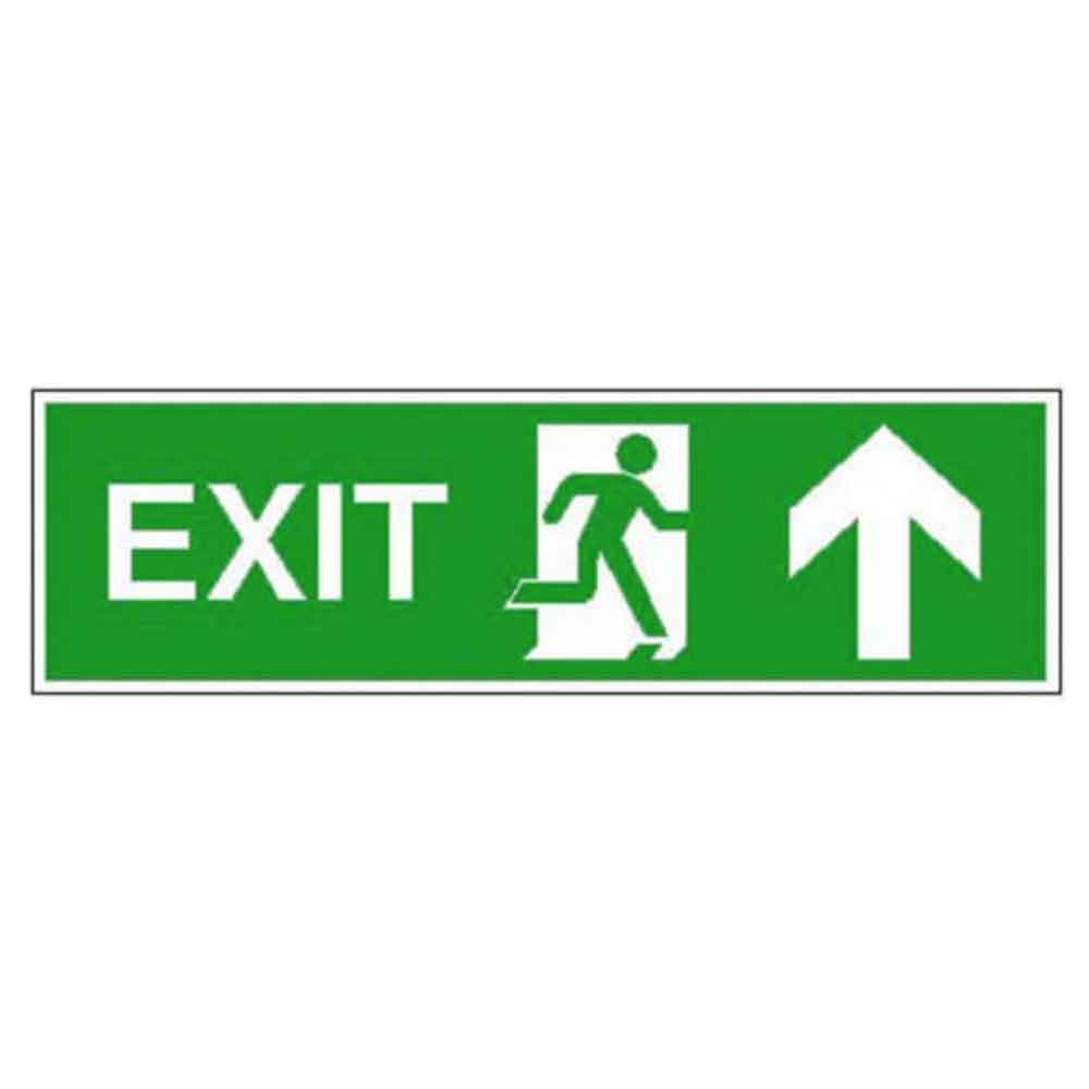 Fluchtweg-Kombischild - Notausgang - Exit - langnachleuchtend