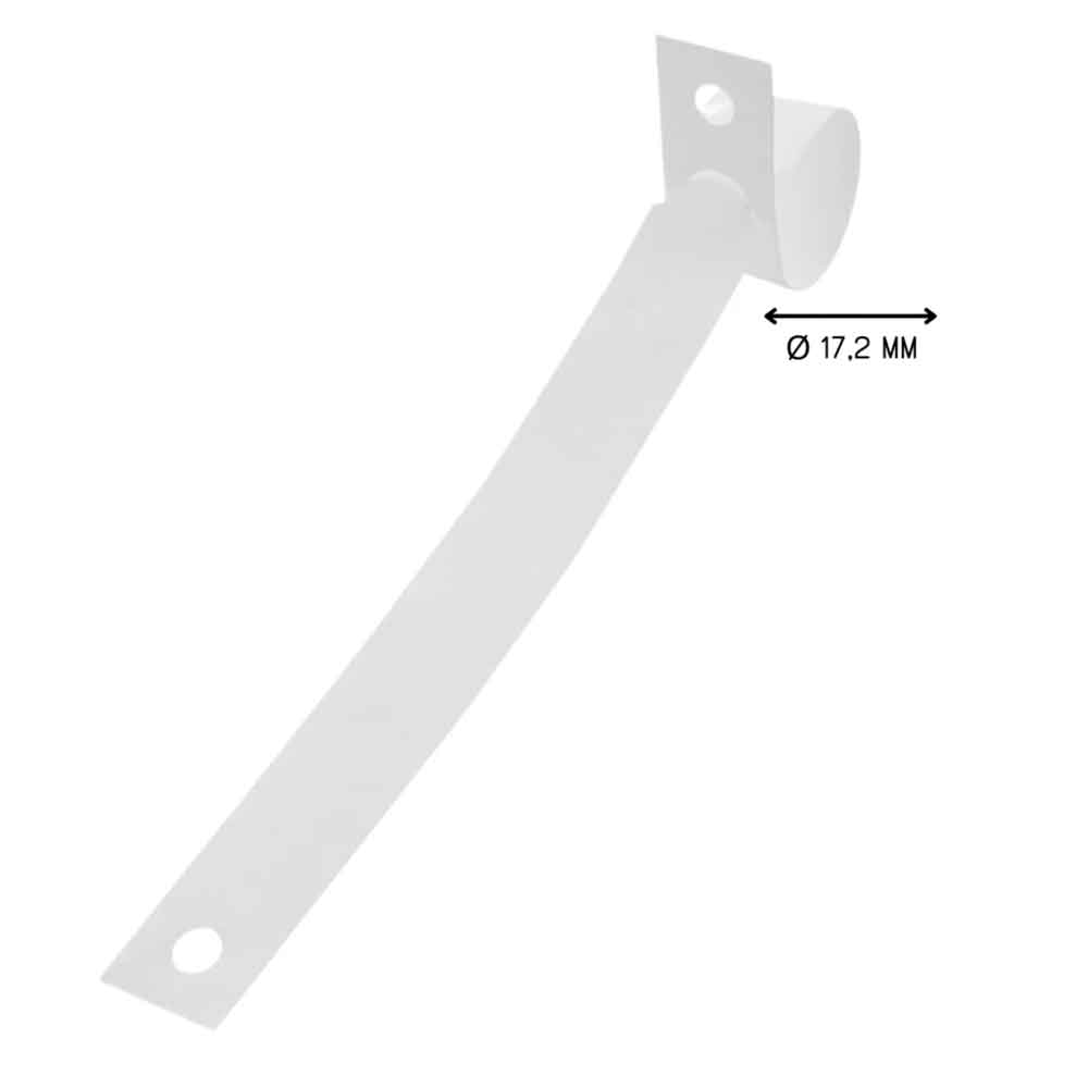 Tyvek Schlaufenetiketten - Format 160 x 12,7 mm - 1000 Etiketten - in Weiss