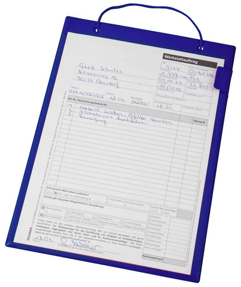 Auftragstasche "Basic" für DIN A4 Aufträge