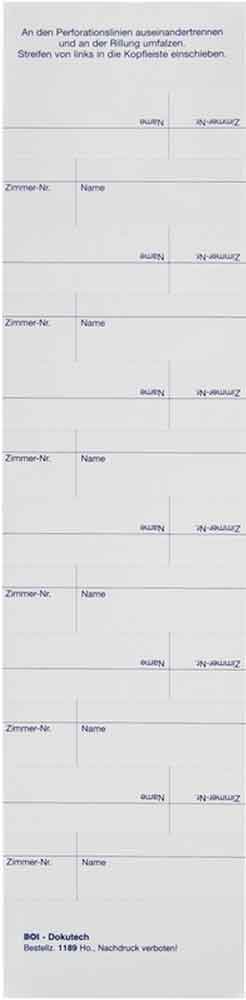 Namensstreifen für Dokumentationsmappen - in 6 Farben - Zubehör Namensstreifen für Dokumentationsmappen - in 6 Farben - Zubehör