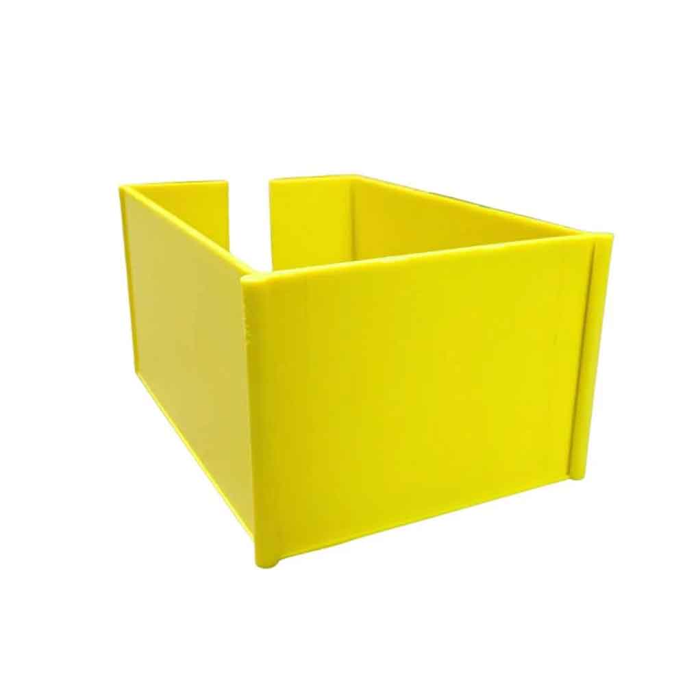 Palettenspange in Gelb und Blau