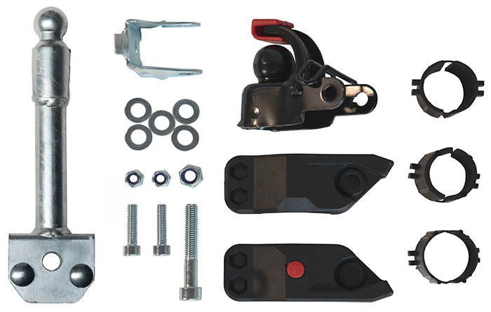 Fahrrad-Kupplung mit Universaladapter - Zubehör für Handwagen 4091-4102 - Mehrpreis