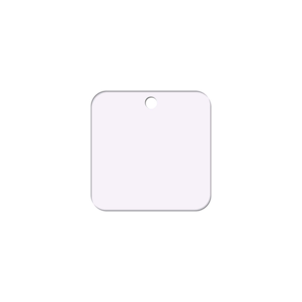 marken-aluminium-quadrat-bohrung-alle-varianten6-582d7f Schlüsselanhänger - Quadratform - Alu Silber matt - Blanko ohne Gravur - mit Bohrung