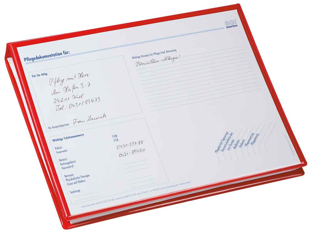 Mappe "click" ambulant - 2-Ringmechanik - in 2 Farben Mappe "click" ambulant - 2-Ringmechanik - in 2 Farben