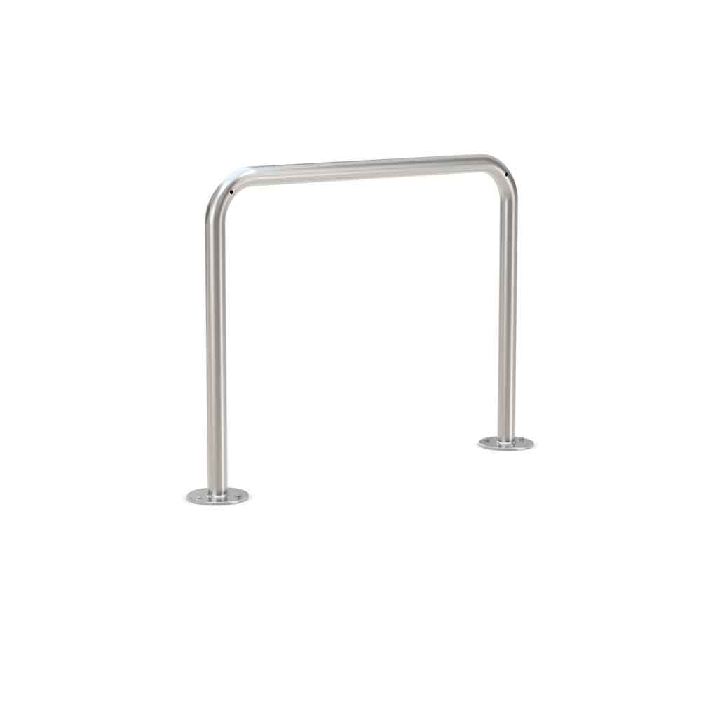Fahrrad-Anlehnbügel 9100 - aus Stahl oder Edelstahl - zum Aufdübeln