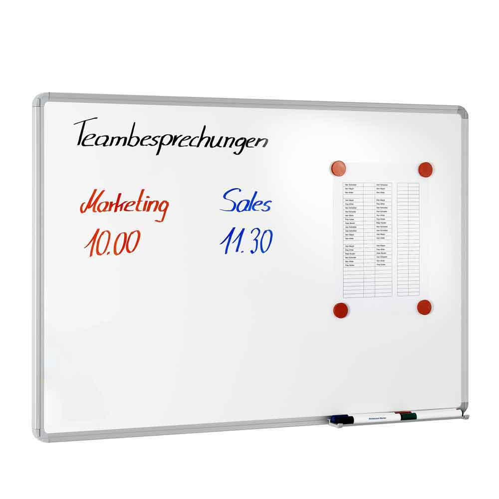 Wandtafel Emaille - schwer entflammbar B1 - 5 verschiedene Größen