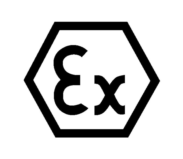 Etiketten - Kennzeichnung elektrische Betriebsmittel - Ex (Explosionsgeschützt / sechseckig)