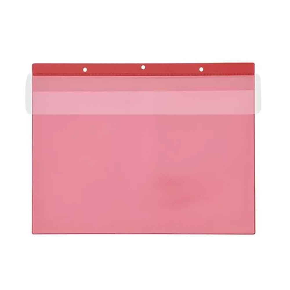 31-80-531-1-00-09-077-kennzeichnungstaschen-aufhaengelochung-klappe-din-a4-quer-4-farben-fb8292 Kennzeichnungstaschen mit Aufhängelochung und zusätzlicher Klappe - DIN A4 quer - 4 Farben