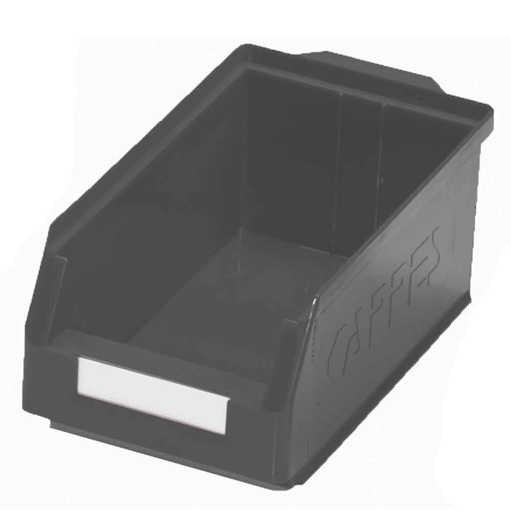 RasterPlan® - Lagersichtkasten für Schlitzplatten - Größe 4 - 350 x 200 x 150 mm - 6 Farben