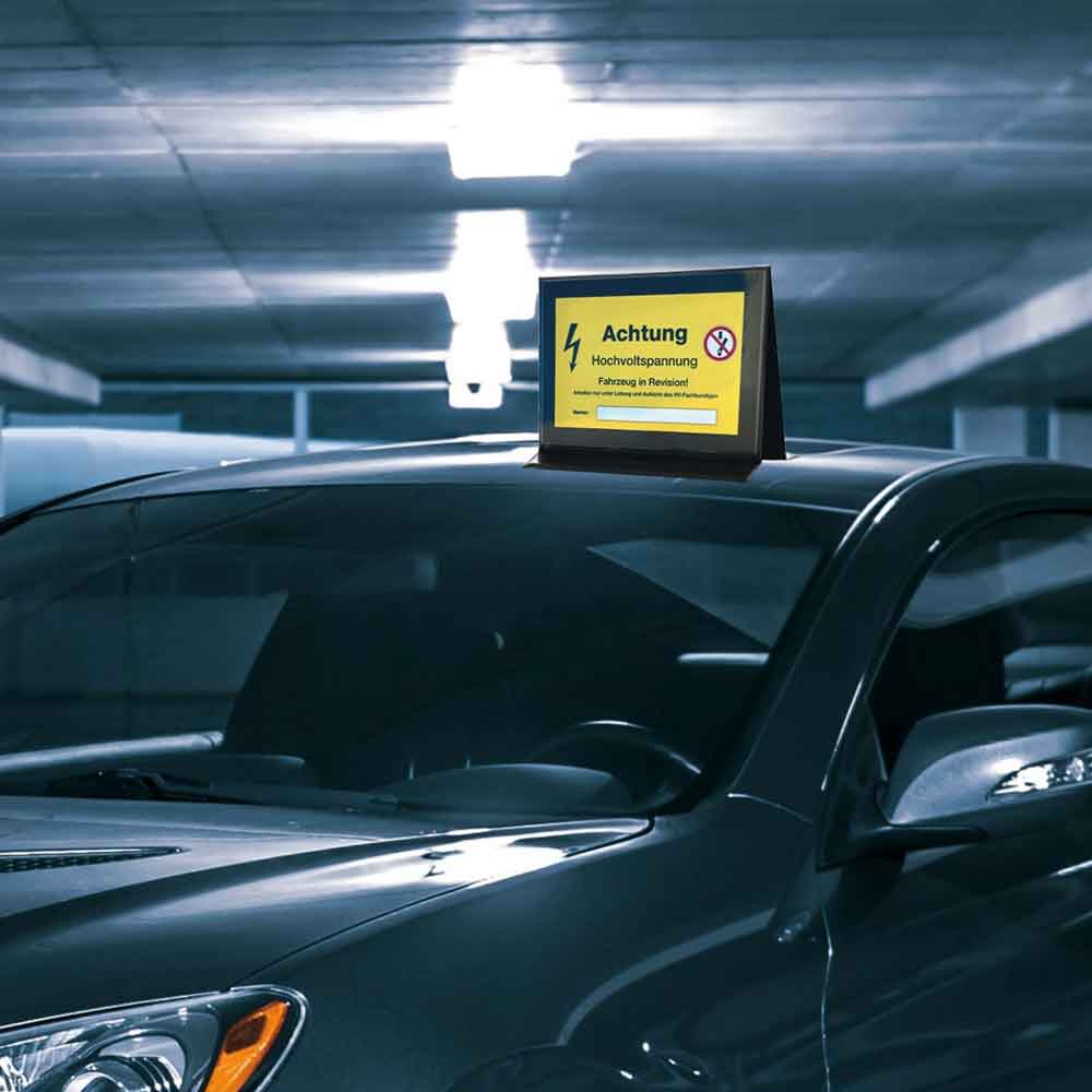 Autodachschild zur Selbstgestaltung sensibler Bereiche Autodachschild zur Selbstgestaltung sensibler Bereiche