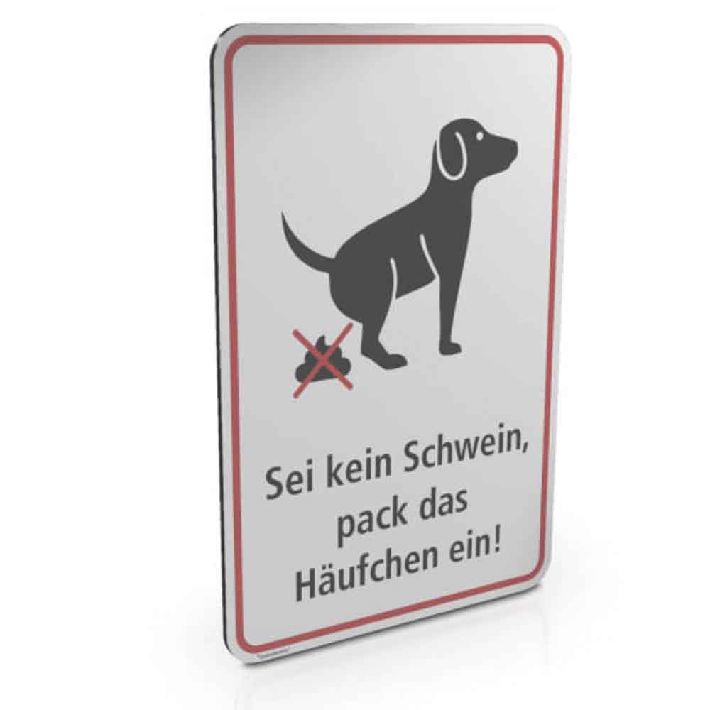 Hinweisschild Gewerbe und Privat - Hundekot entfernen - in 2 Ausführungen Hinweisschild Gewerbe und Privat - Hundekot entfernen - in 2 Ausführungen