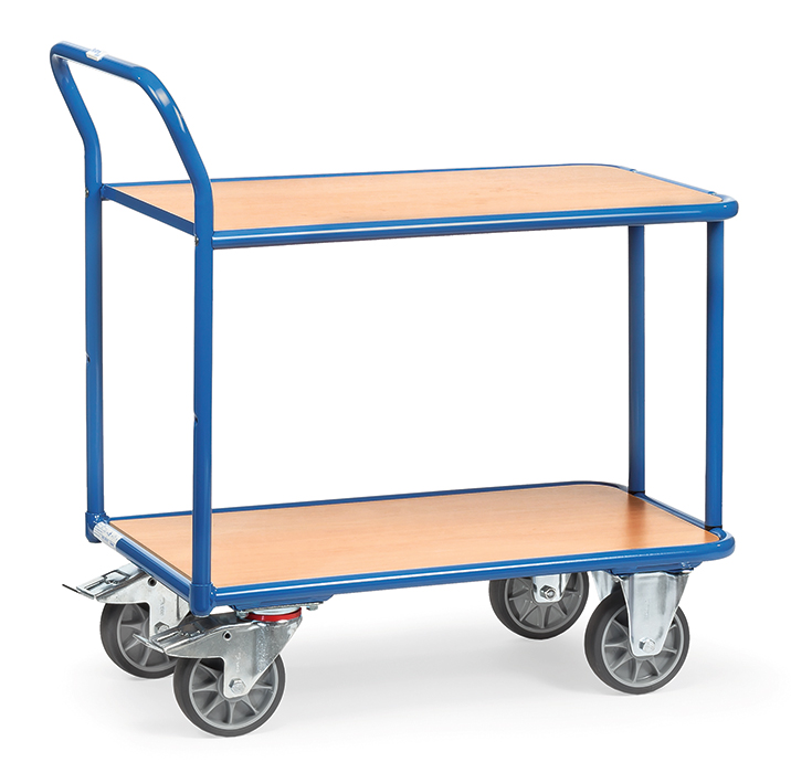 2600-3b8714 Tischwagen in 2 Ausführungen - Baukastensystem - 2 Ladeflächen - Tragkraft 400 kg
