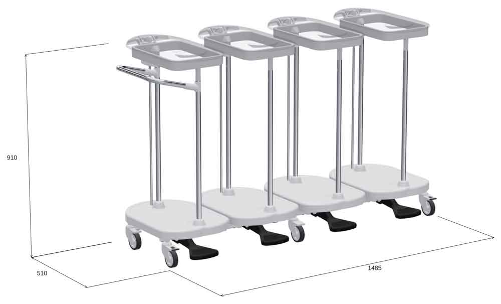 Mobiler Wäschesammler - die Hygienelösung für die Pflege