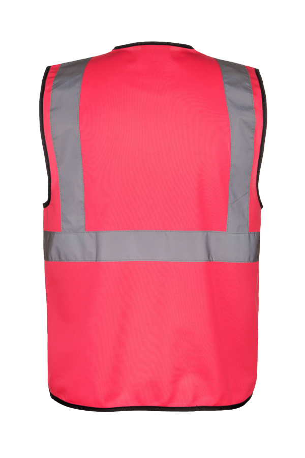 Korntex® Warnweste „Berlin“ - Multifunktional mit Taschen - Waldgrün/Signal-Gelb - XXL