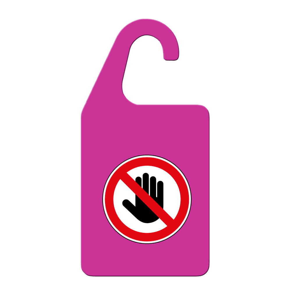 30-41-037-4-00-02-017-leitzahlhaenger-pikto-dont-touch-modell-2-pink-0d3876 Leitzahlhänger - Modell 2 - Pikto Don´t Touch - 2-seitig beschriftet - 8 Farben
